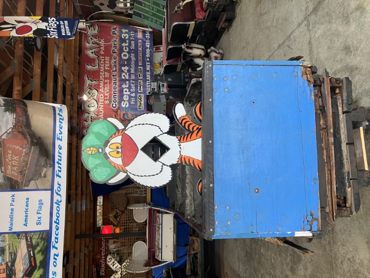 Chippewa Big Dipper car with Tiger sign